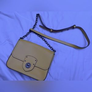 RALPH LAUREN YELLOW CROSSBODY BAG